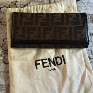 Fendi monogram wallet New